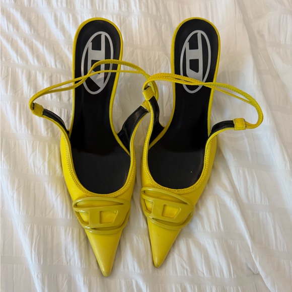 DIESEL Yellow D-Venus Sb Heels Size 37 - Picture 3 of 6